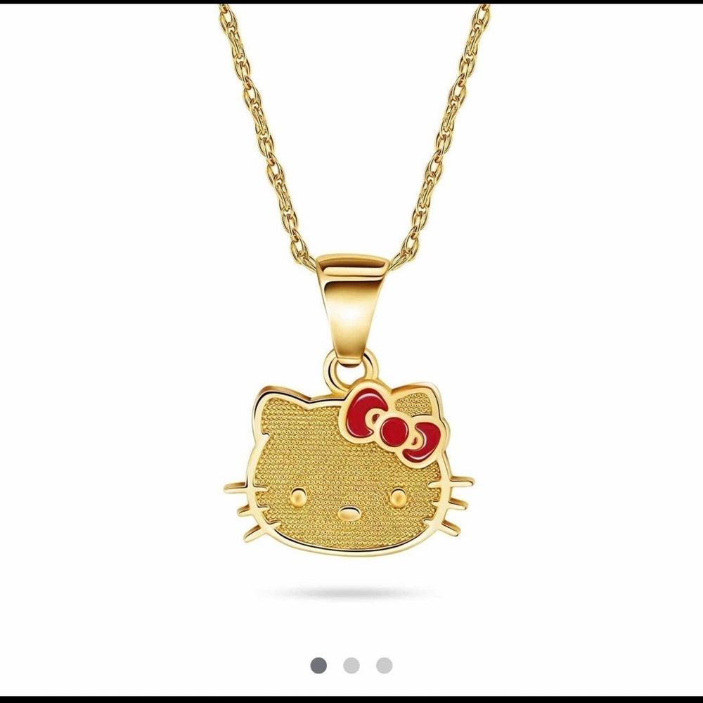 Hello kitty necklace 10k